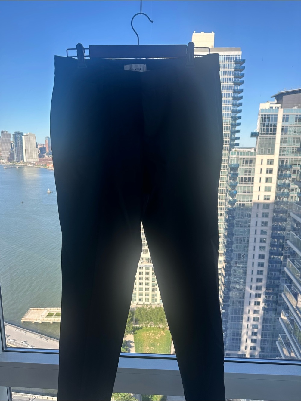 Coach Black Slim Dress Trousers